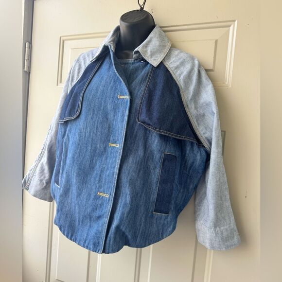 Manoush Patchwork Denim Jacket – Size US 2 (XS/S) - Picture 3 of 16
